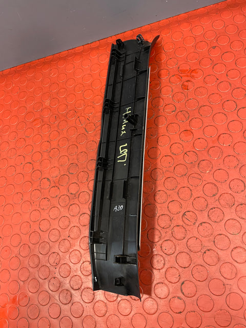 Toyota Hilux Invincible INNER CHROME THRESHOLD DOOR SILL TRIM Passenger's Side 2016-2023 P/N 67918KK010