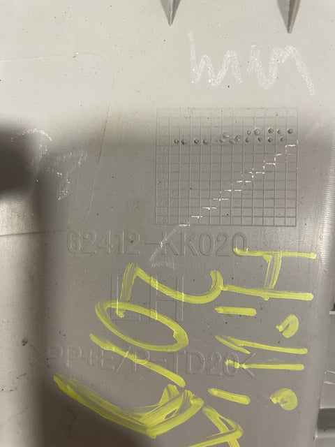 Toyota Hilux Invincible MIDDLE PILLAR SEAT BELT COVER TRIM W/ HANDLE Passenger's Side 2016-2023 P/N 62412KK020 / 73135KK010