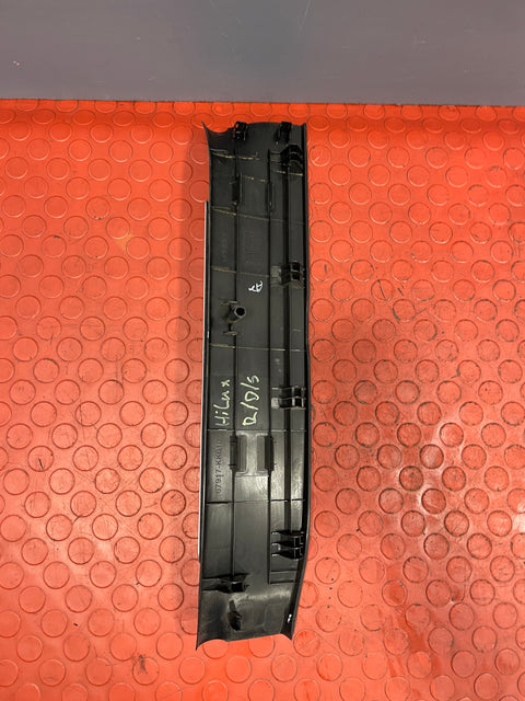 Toyota Hilux Invincible INNER CHROME THRESHOLD DOOR SILL TRIM Rear Driver's Side 2016-2023 P/N 67917KK010