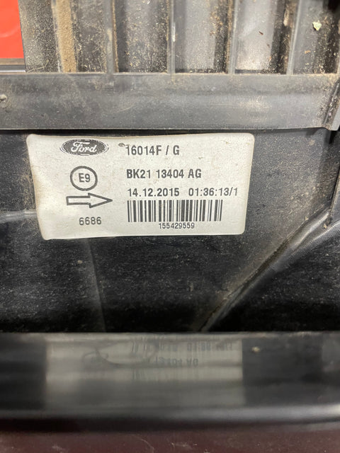 Ford Transit Custom TAILLIGHT ASSEMBLY (Damage 1 Mounting Point) Driver's Side 2013-2018 P/N BK2113404AG - 2