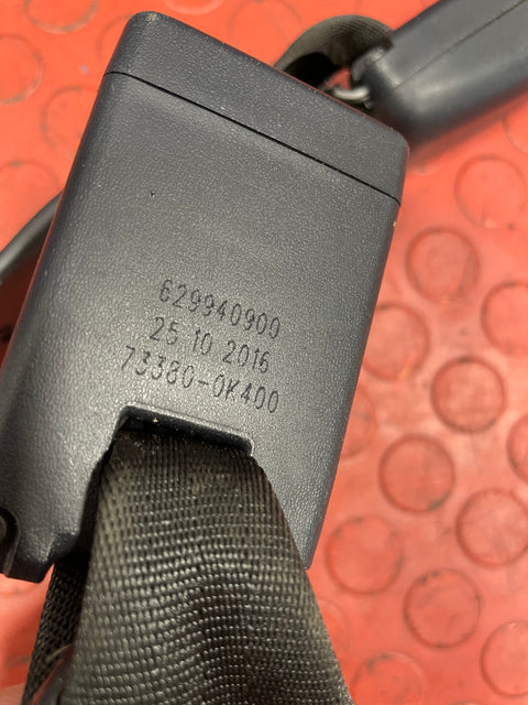 Toyota Hilux Invincible DOUBLE SEAT BELT BUCKLE CLIPS STALKS Back Seat 2016-2023 P/N 733800K400