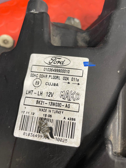 Ford Transit Custom HEADLIGHT ASSEMBLY Passenger's Side Black Interior 2013-2016 P/N BK2113W030AG / BK2113W030B