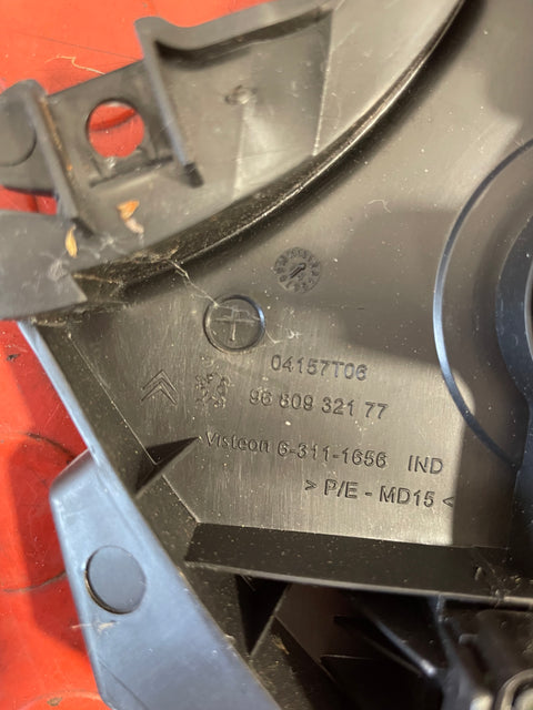 Citroen Berlingo/Peugeot Partner WINDOW SWITCH/LOCKING CONTROL PANEL (incomplete button) 2008-2018 P/N 9680932177 - 2