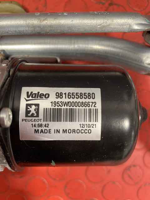 Citroen Berlingo/Peugeot Partner/Vauxhall Combo/Toyota Proace City WIPER LINKAGE AND MOTOR 2019-2022 P/N 9816558580 - 1