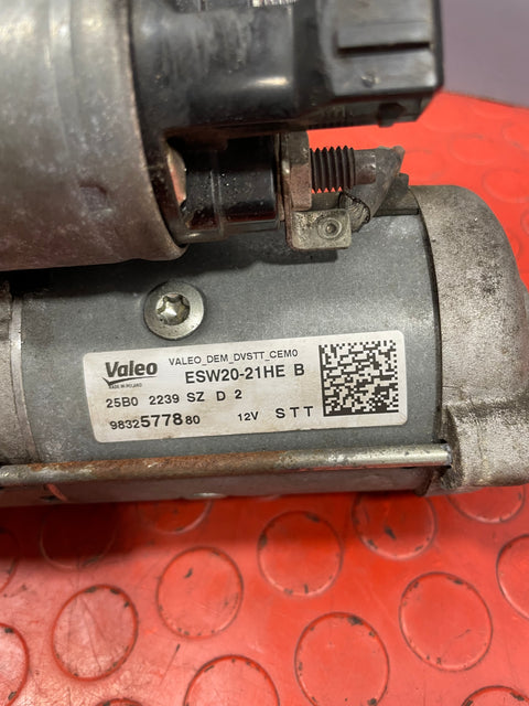 Vauxhall Vivaro/Citroen Dispatch/Peugeot Expert/Toyota Proace/Fiat Scudo 1.5 STARTER MOTOR 2016-2024 P/N 9832577880 - 4