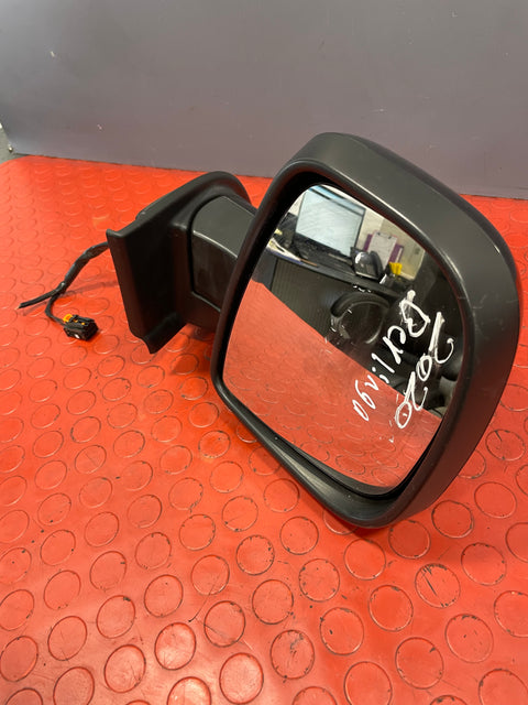 Peugeot Partner/Citroen Berlingo/Vauxhall Combo/Toyota Proace City WING MIRROR Driver's Side (Damage Socket / Gloss Black) 2019-2024 P/N 98526836XT - 1 / 51967K01