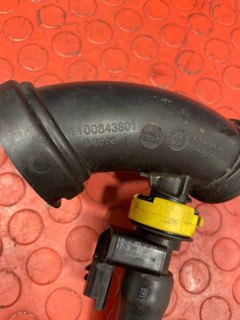 Peugeot Partner/Citroen Berlingo AIR INTAKE HOSE PIPE W/ AIR FLOW SENSOR 1.6hdi 2008-2015 P/N 9801021780 - 1