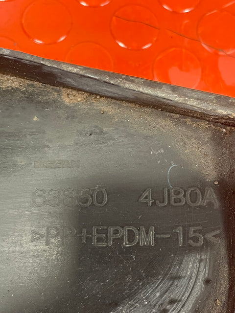 Nissan Navara D/S REAR MUD FLAP 2015-2024 P/N 638504JB0A