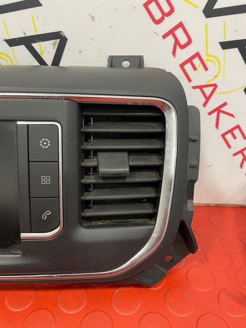 Citroen Dispatch/Peugeot Expert/Vauxhall Vivaro/Toyota Proace  MULTI FUNCTION  RADIO  AUDIO AND SAT NAV DISPLAY WITH SURROUND AND HEAD UNIT 2016-2024 P/N 9831665880 9834032980