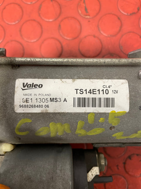 Citroen Berlingo/Peugeot Partner/Vauxhall Combo/Toyota Proace City STARTER MOTOR ASSEMBLY 1.6/1.5 12V 2016-2024 P/N 9688268480 - 7 / TS14E110