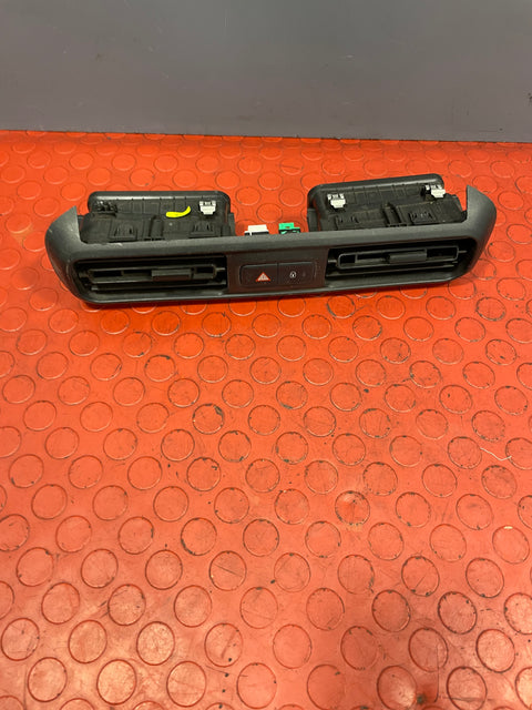 Peugeot Partner/Citroen Berlingo/Vauxhall Combo/Toyota Proace City HAZARD & DOOR LOCKING SWITCH w/ AIR VENTS 2019-2024 P/N 9817042977 / 9817043077