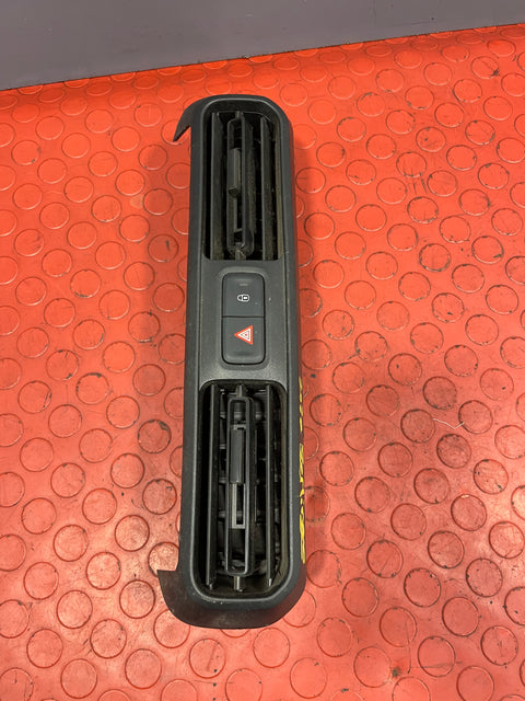 Peugeot Partner/Citroen Berlingo/Vauxhall Combo/Toyota Proace City HAZARD & DOOR LOCKING SWITCH w/ AIR VENTS 2019-2024 P/N 9817042977 / 9817043077