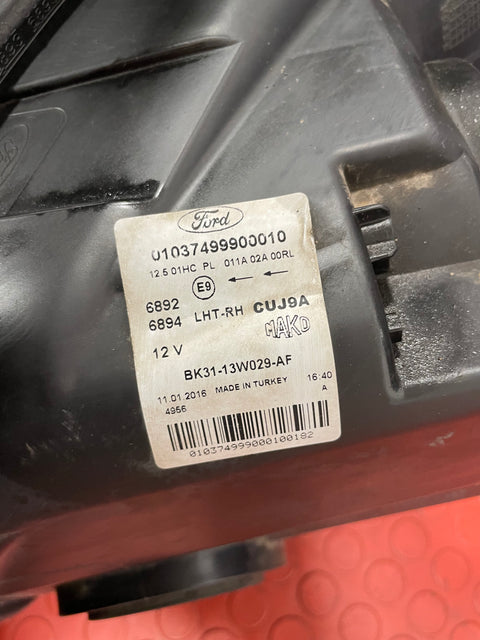 Ford Transit MK8 HEADLIGHT ASSEMBLY Driver's Side MK8 2014-2018 P/N BK3113W029AF - 1
