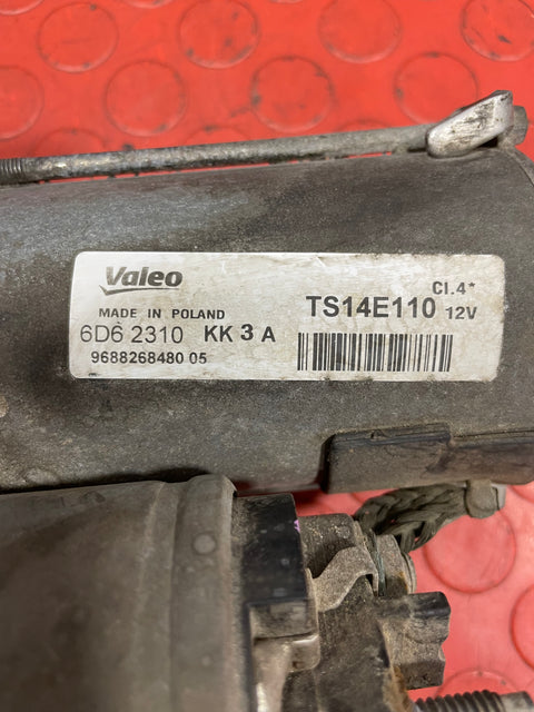 Citroen Berlingo/Peugeot Partner/Vauxhall Combo/Toyota Proace City STARTER MOTOR ASSEMBLY 1.6 12V 2016-2024  P/N 9688268480 - 3 / TS14E110