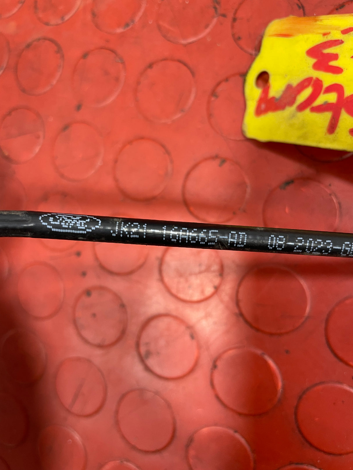 Ford Transit Custom BONNET LATCH MECHANISM & CABLE 2016-2023 (cut in the lever-see photos please) P/N JK2116A665AD / JK2116D662AA