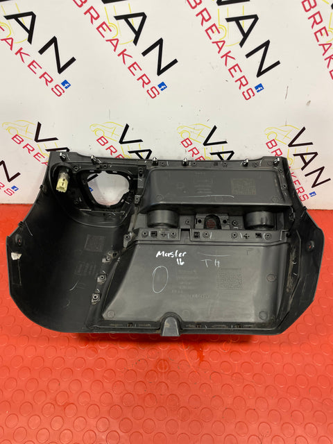 Vauxhall Movano/Renault Master Mk3 LOWER DASH CONSOLE WITH CUP HOLDERS BLACK 2010-2024  P/N 969100040R