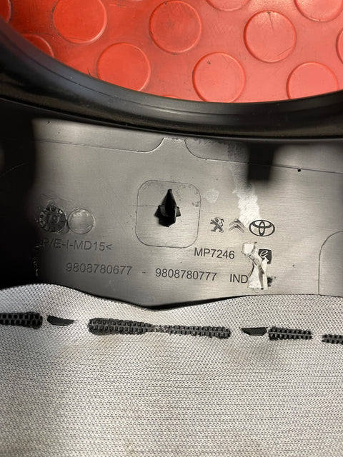 Peugeot Expert Citroen Dispatch Toyota Proace DASHBOARD TRIM CLIMATE CONTROLS WITH STEERING COLUMN TOP 2018-2024  P/N 9809503677