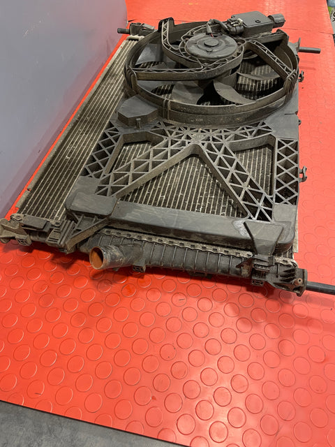 Ford Transit  COOLING KIT RADIATOR & FAN Mk7 FWDV2.2 2007-2018 P/N 7C118005AB - 1