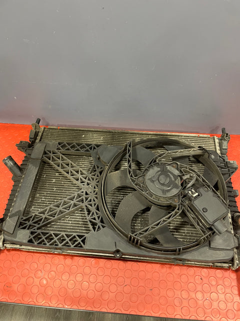 Ford Transit  COOLING KIT RADIATOR & FAN Mk7 FWDV2.2 2007-2018 P/N 7C118005AB - 1