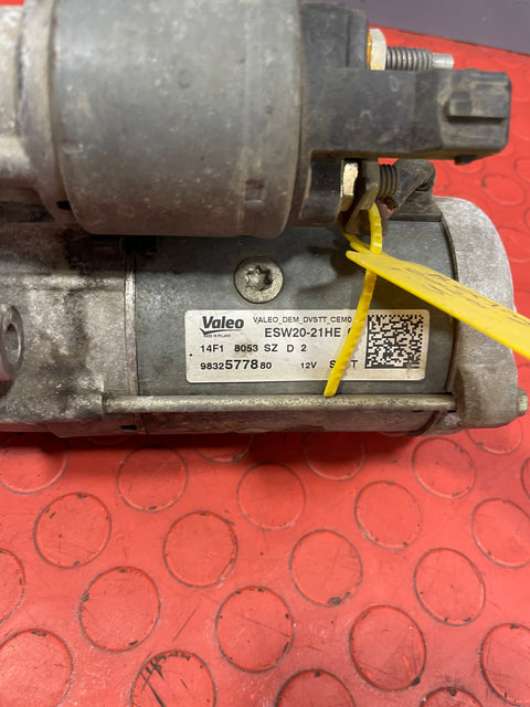 Vauxhall Combo/Citroen Berlingo/Peugeot Partner/Toyota Proace City 1.5 STARTER MOTOR 2019-2024 P/N 9832577880 - 1