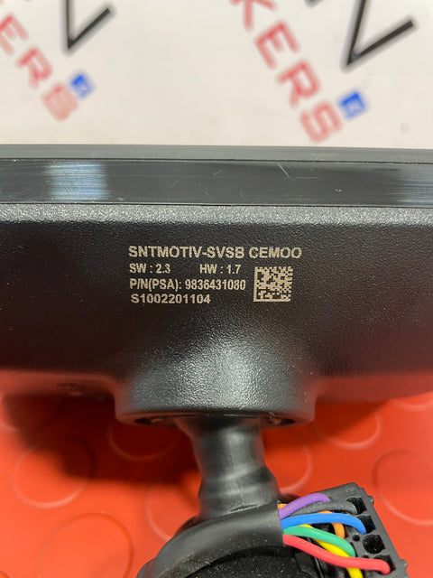 Peugeot Partner/Citroen Berlingo/Vauxhall Combo/Toyota Proace City REVERSE CAMERA SCREEN 2019-2024 P/N 9836431080