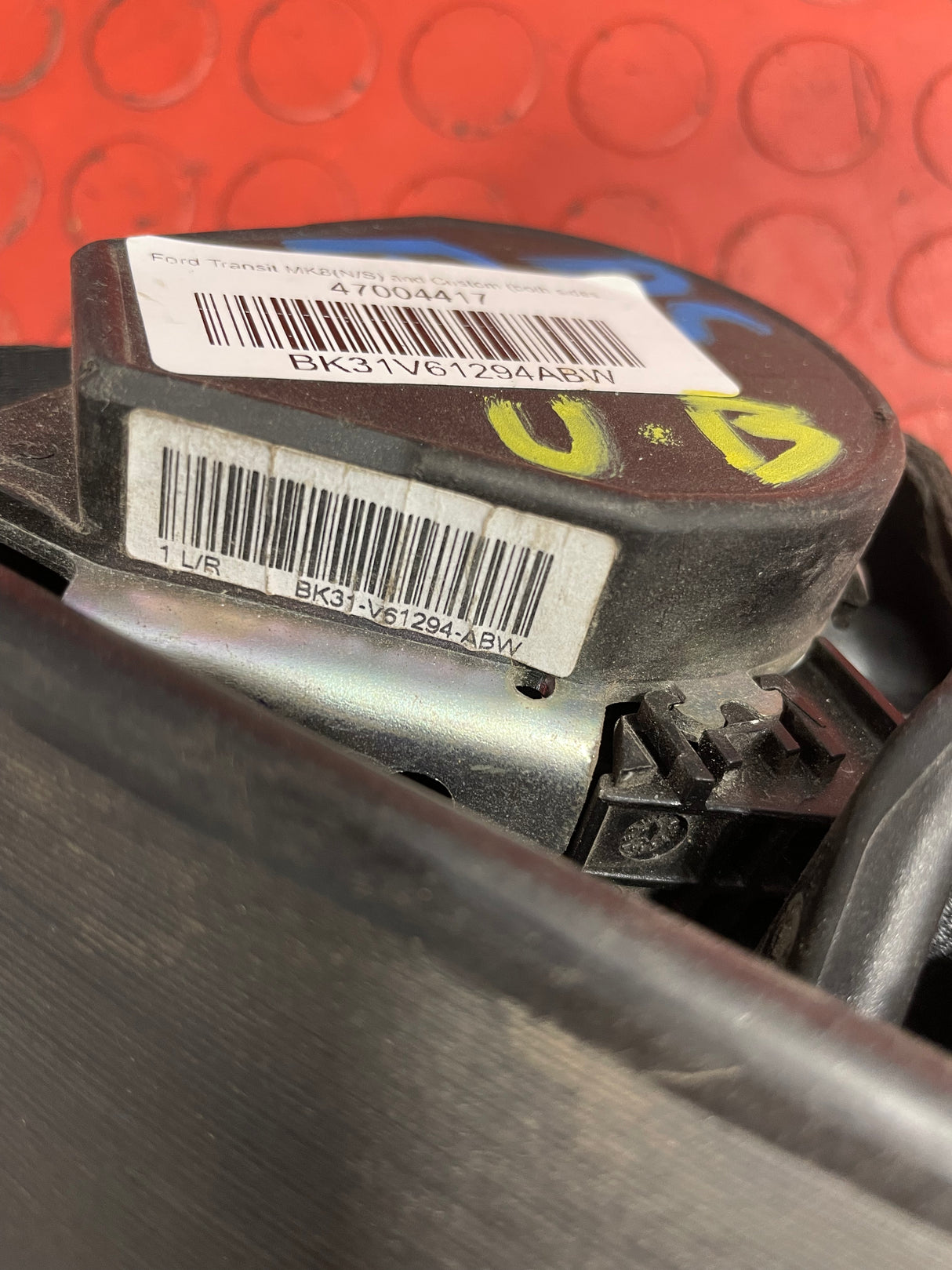 Ford Transit FRONT SEAT BELT Mk8 (fits both sides) 2016-2023 P/N BK31V61294ABW