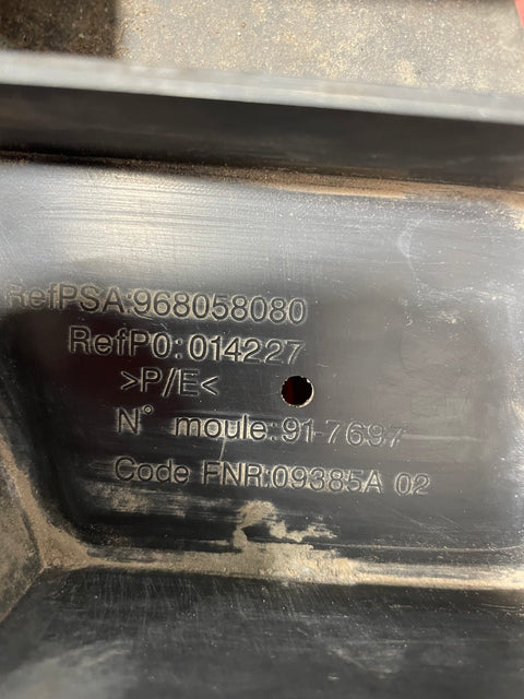 Citroen Berlingo/Peugeot Partner FRONT LOWER BUMPER SUPPORT (Plastic) 2008-2018 P/N 968058080 - 1