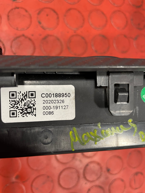 Saic Maxus Deliver 9 AIR CONDITIONING HEATER CLIMATE CONTROL SWITCH 2.0 2021-2024 P/N C00188950