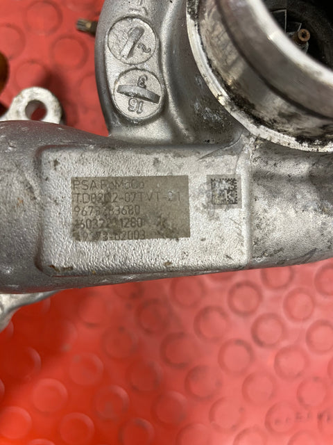 Citroen Berlingo/Peugeot Partner TURBOCHARGER with ACTUATOR (3 Pin) 1.6 2008-2016 P/N 9673283680 - 8