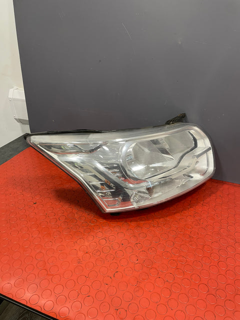 Ford Transit HEADLIGHT HALOGEN BULB with LED DRL CHROME Driver's Side 2013-2018 P/N BK3113D152AE / BK3113D152B