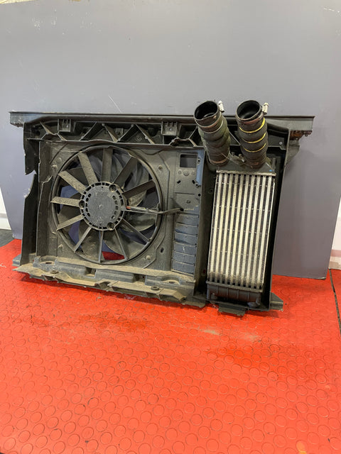 Citroen Berlingo/Peugeot Partner COOLING FAN ASSEMBLY WITH INTERCOOLER RAD 2008-2015 P/N M153277