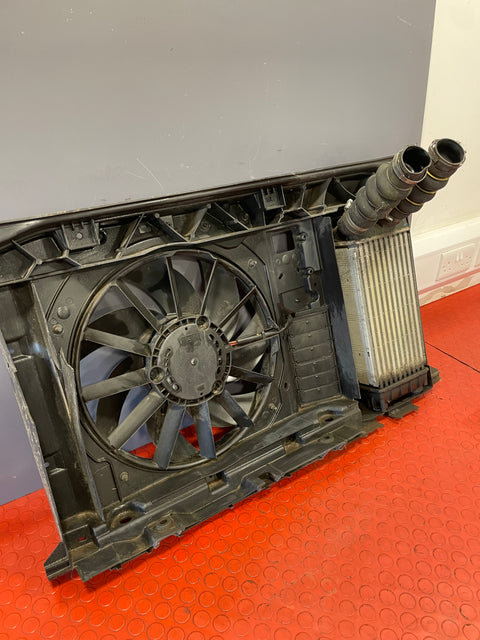 Citroen Berlingo/Peugeot Partner COOLING FAN ASSEMBLY WITH INTERCOOLER RAD 2008-2015 P/N M153277