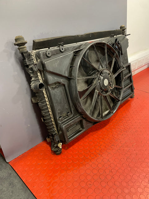 Ford Transit Custom COMPLETE RADIATOR,FAN,AC CONDENSER 2.2/2.0 2013-2018 P/N GK218005BB - 2 / BK218C607DA / GK218C342BC