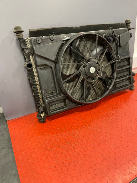 Ford Transit Custom COMPLETE RADIATOR,FAN,AC CONDENSER 2.2/2.0 2013-2018 P/N GK218005BB - 2 / BK218C607DA / GK218C342BC