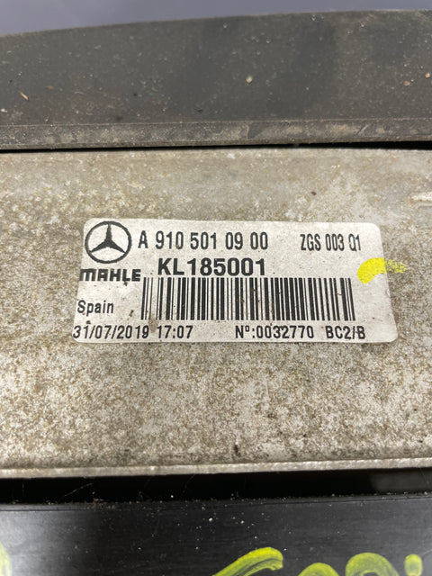 Mercedes Sprinter COOLING SYSTEM RADIATOR PACK,TURBO INTERCOOLER,AC CONDENSER,FAN,HOSES FWD 2019 P/N A9105000200 / A9105010900 / A4479060212 / 3136613503