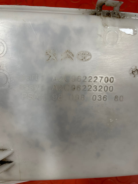 Peugeot Expert/Citroen Dispatch WINDSCREEN WASHER BOTTLE 2018 P/N A2C96222700