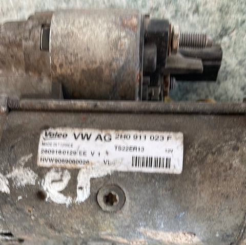 Volkswagen Transporter STARTER MOTOR T5 2010 P/N 2H0911023F P/N