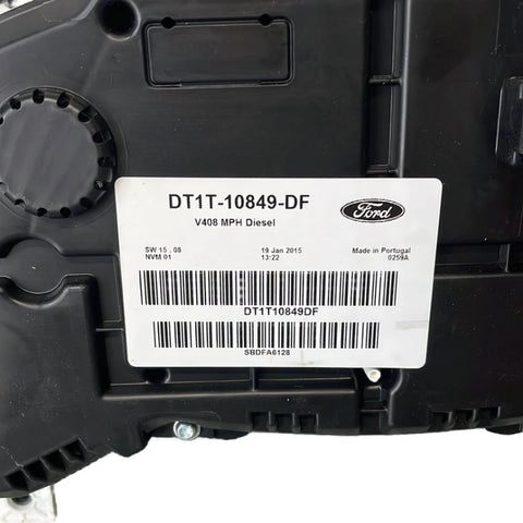 2015 Ford Transit Connect dash clocks 